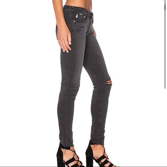 AG Adriano Goldshmied The Legging Ankle 10 Years Well Worn Black - Picture 2 of 16